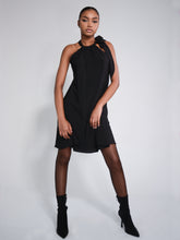 carregar imagem no visualizador da galeria, vestido chocker preto high-high