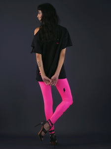 legging pink punk/ high-high