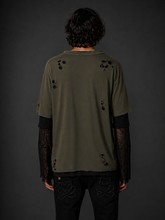 carregar imagem no visualizador da galeria, fashion top goths 3em 1 (militar) high-high
