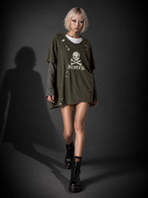 carregar imagem no visualizador da galeria, fashion top lucky 13 - verde militar  high-high