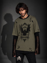 carregar imagem no visualizador da galeria, fashion top goths 3em 1 (militar) high-high