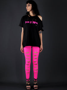 legging pink punk/ high-high