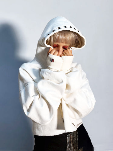 moletom cropped  london high-high (off)