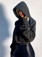 carregar imagem no visualizador da galeria, moletom cropped  london high-high (preto)