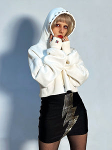 moletom cropped  london high-high (off)