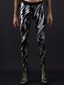 legging bowie prata high-high